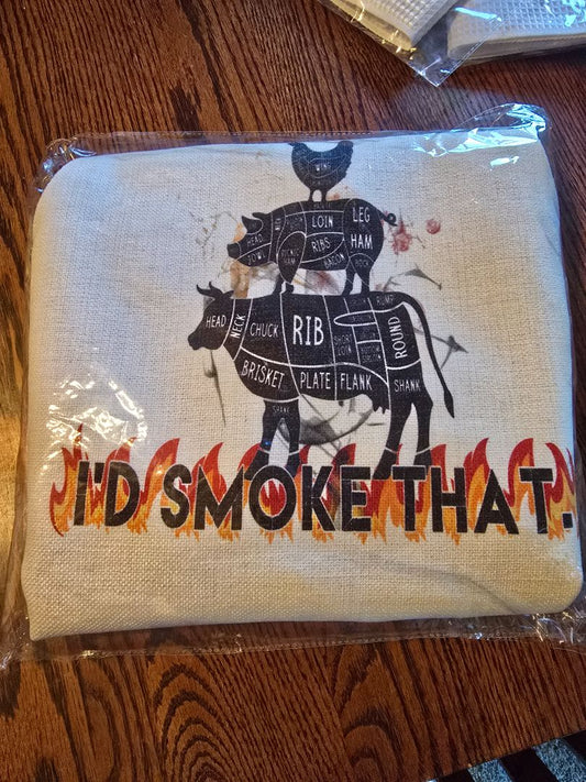 Grillin Apron I'D SMOKE THAT