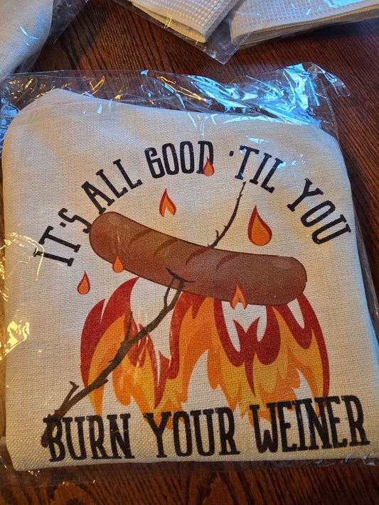Grillin Apron Happiness blooms from within