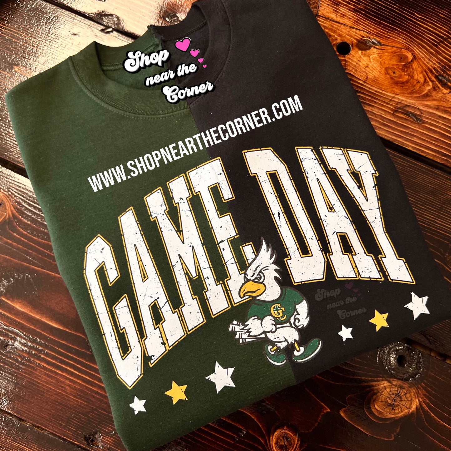 Split Crewneck- Game Day Jays