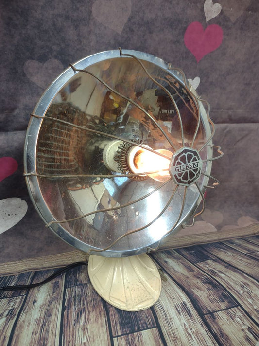 Vintage Heater turned Lamp