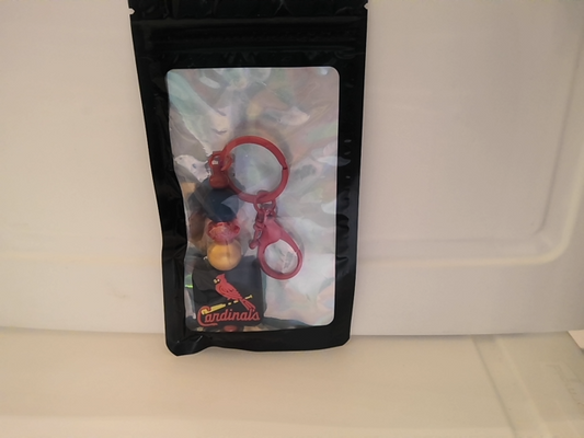 Red Sport Keychain Grace's bead Shop