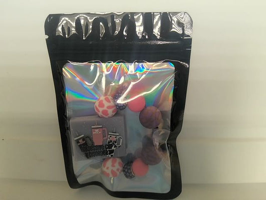 Light Purple Cup Charm Grace's bead Shop