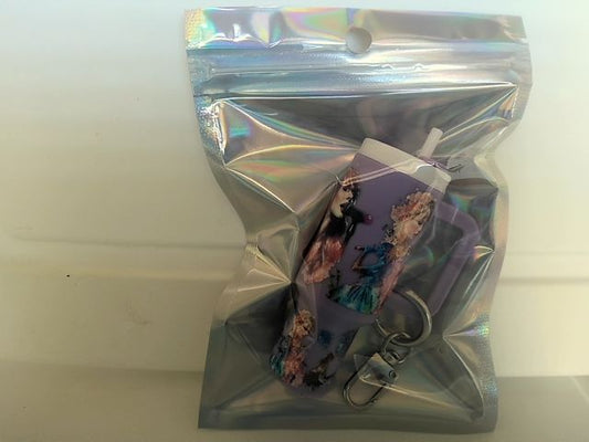 Light Purple Tumbler Keychain Grace's bead Shop