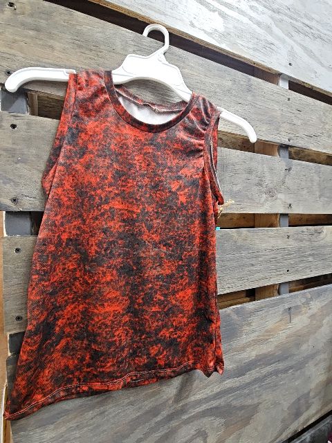 Red black Lilac Lakes Tank, 14-16