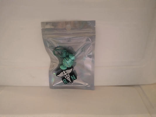 Teal Zipper Pulls Grace's bead Shop