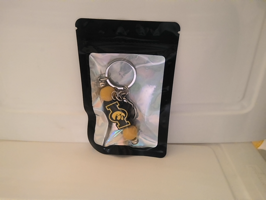 Silver Sport Keychain Grace's bead Shop