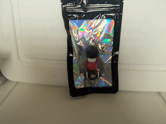 Silver Sport Keychain Grace's bead Shop
