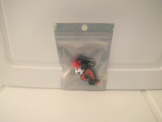Black Zipper Pulls Grace's bead Shop