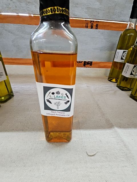 Red Pepper Avocado Lilac Lakes Infused olive oil, 8oz