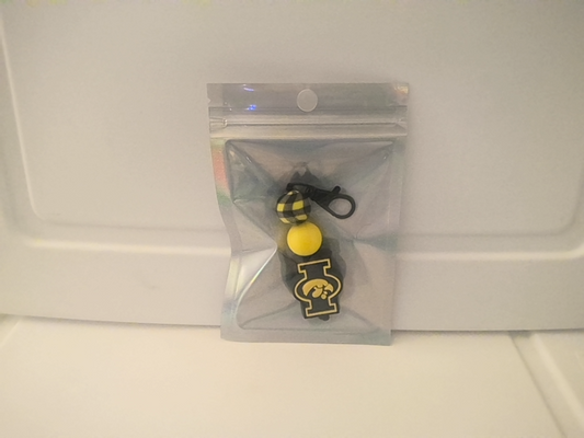Black Sport Zipper Pulls Grace's bead Shop