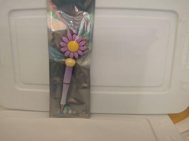 Light Purple Flowers Pens Grace's bead Shop