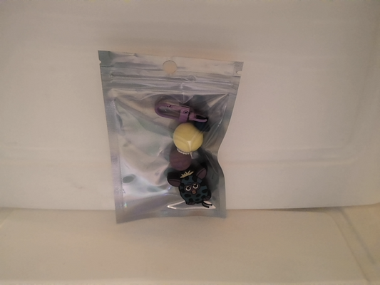 Light Purple Zipper Pulls Grace's bead Shop