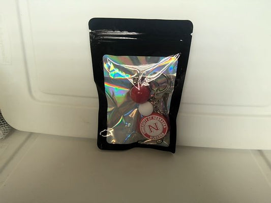 Silver Sport Keychain Grace's bead Shop