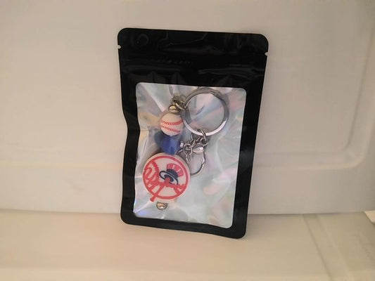 Silver Sport Keychain Grace's bead Shop