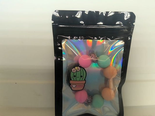 Peach Cup Charm Grace's bead Shop