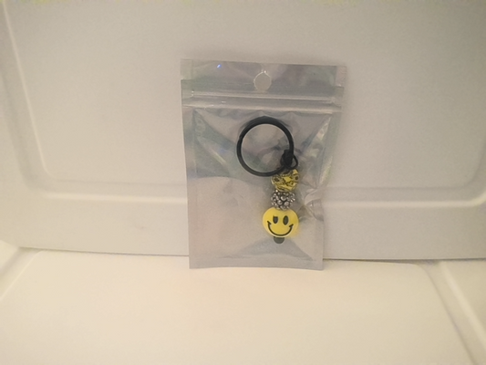 Black Small Keychain Grace's bead Shop