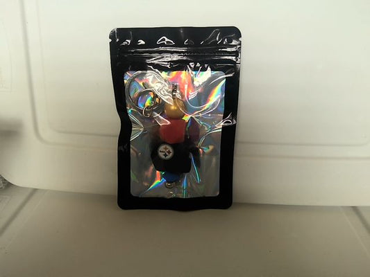Silver Sport Keychain Grace's bead Shop