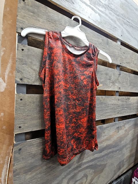 Red black Lilac Lakes Tank, 9-10