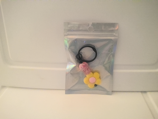 Black Small Keychain Grace's bead Shop