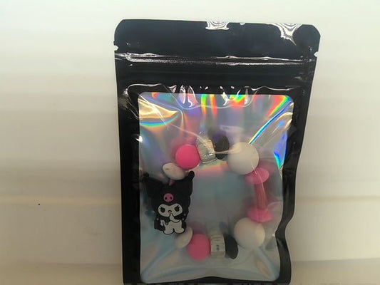 Pink Cup Charm Grace's bead Shop
