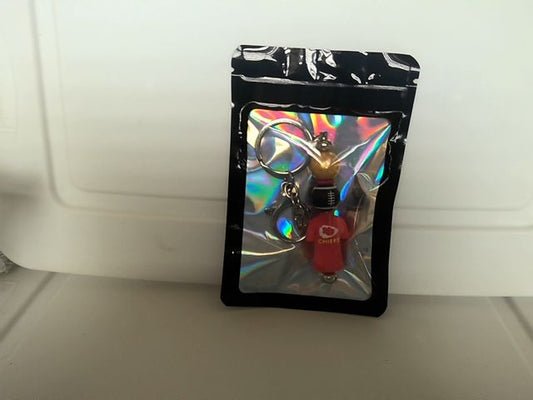 Silver Sport Keychain Grace's bead Shop