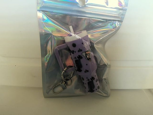 Light Purple Tumbler Keychain Grace's bead Shop