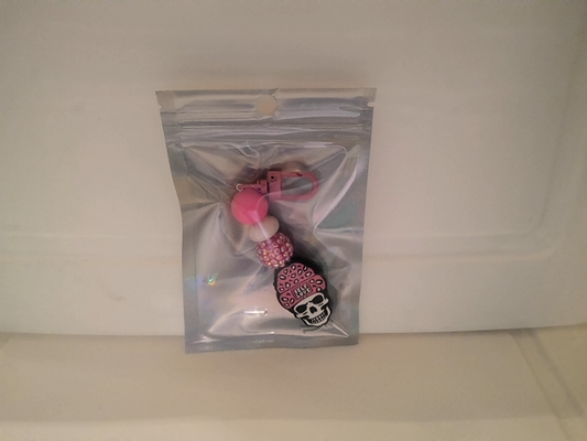 Dark Pink Zipper Pulls Grace's bead Shop