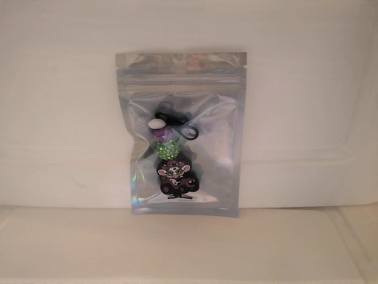 Black Zipper Pulls Grace's bead Shop