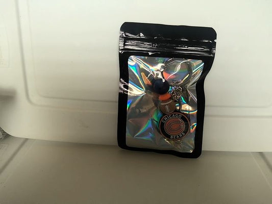 Silver Sport Keychain Grace's bead Shop