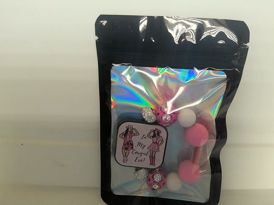 Dark Pink Cup Charm Grace's bead Shop
