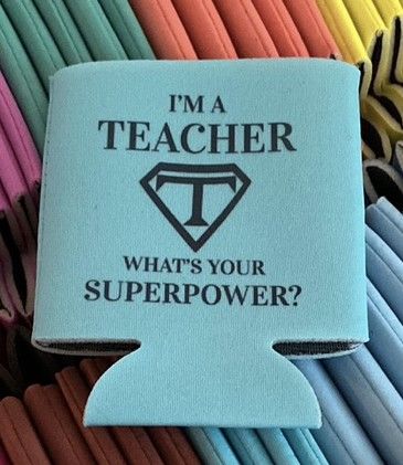 super hero koozie