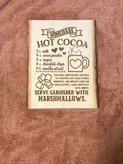 Hot choc board